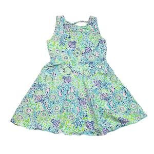 Girls Lilly Pulitzer Turtle And Shell Dress  Size 14